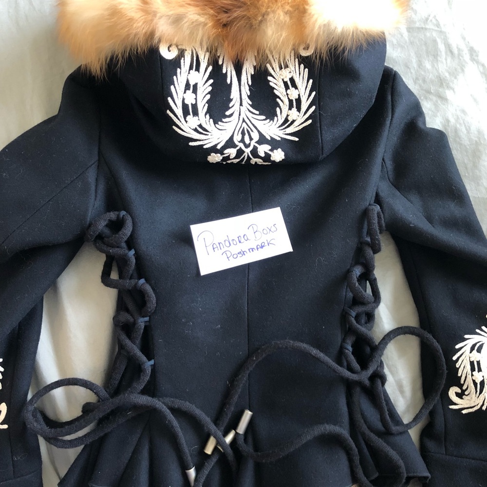 Rare Bally Wool and Fox Fur Jacket - Picture 5 of 9